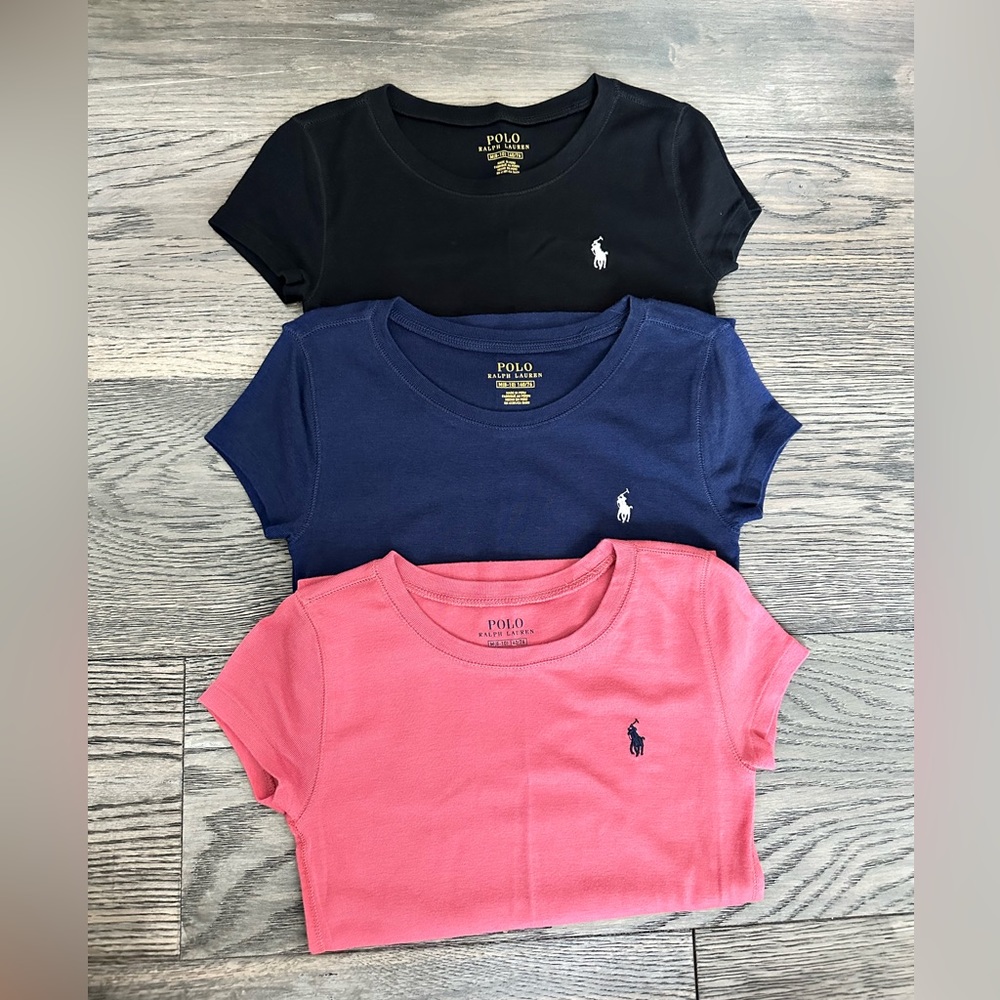 *Bundle* Polo Ralph Lauren Girl T-Shirts, Size 10